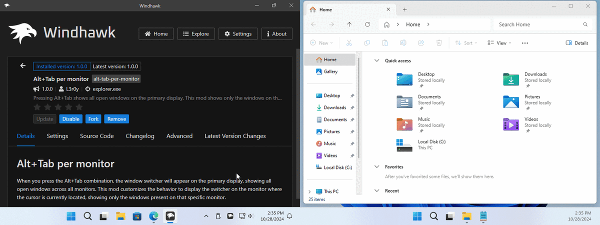 Примеры настройки Alt+Tab per monitor