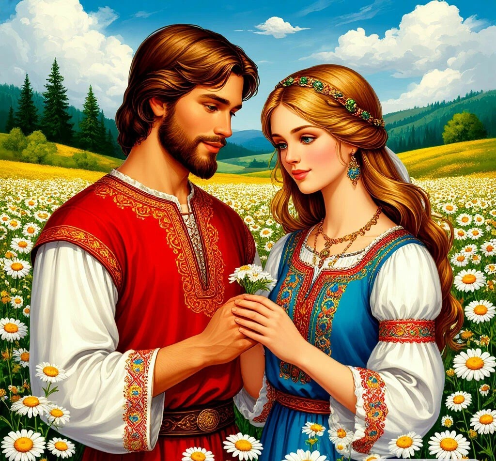 📜 ГЛАВА 1: ДРЕВНИЕ ЛЕГЕНДЫ — КОГДА РОМАШКА БЫЛА БОЖЕСТВОМ