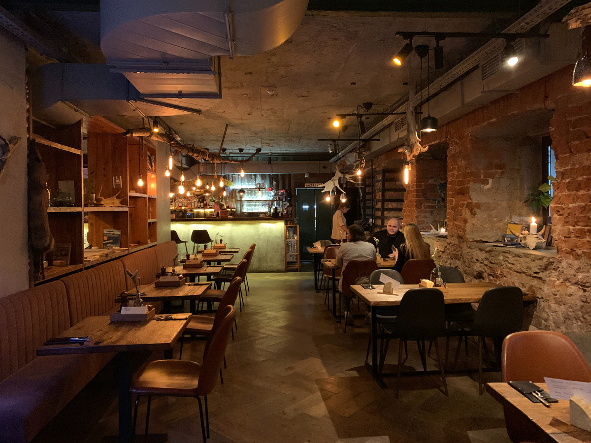 Интерьер гастробара Alaska