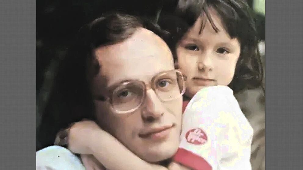 Гордон в молодости с дочерью