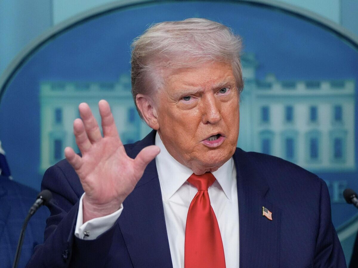    Президент США Дональд Трамп во время пресс-конференции в Белом доме© AP Photo / Alex Brandon