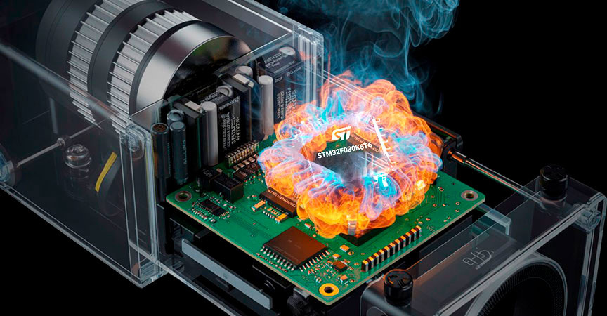 Замена неисправных программируемых микроконтроллеров в импульсных студийных фотовспышках и осветительном оборудовании без программирования