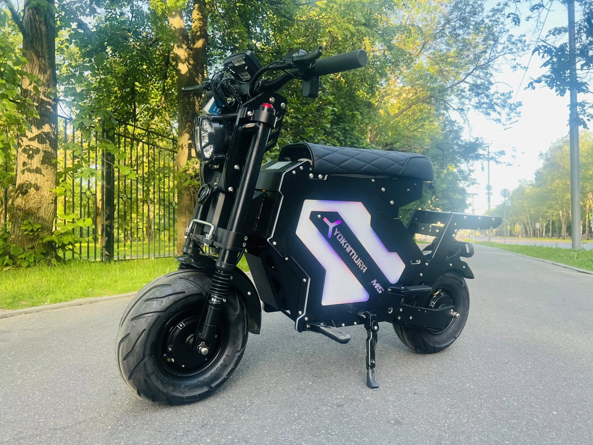 “Electrostreet представляет — мощный электроскутер нового поколения Yokamura M5”