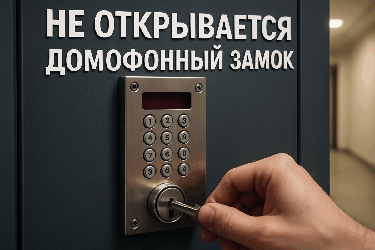    Не открывается домофонный замок на входной двери Михаил Юрьевич