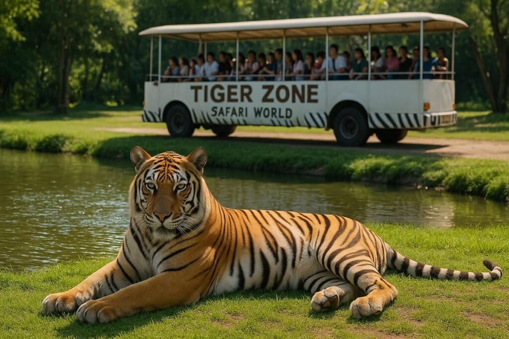    Сафари Ворлд вновь открывает «Зону тигров» с 13 октября