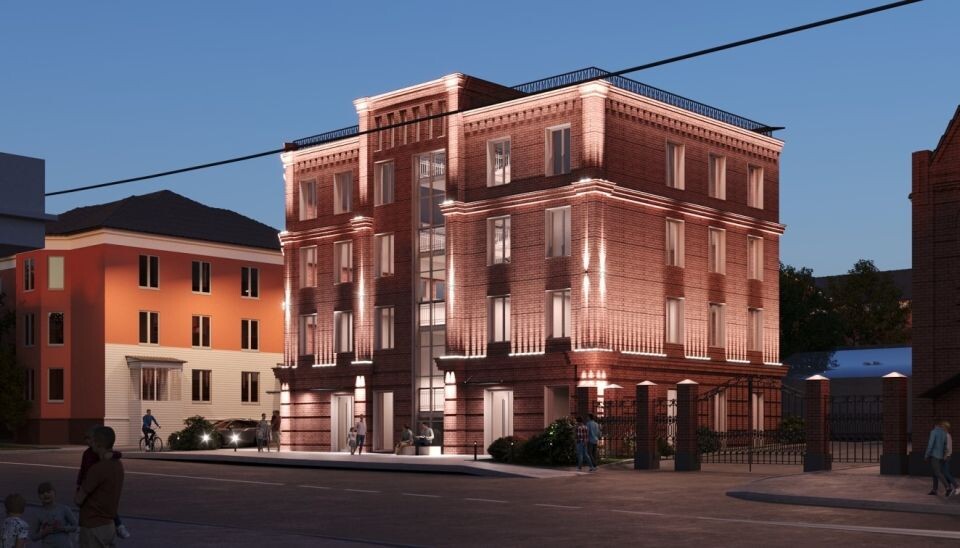    Проект гостиницы на ул. Никитина, 80. Источник: "Альфа-Проект"