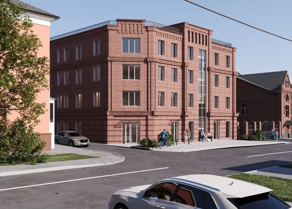    Проект гостиницы на ул. Никитина, 80. Источник: "Альфа-Проект"