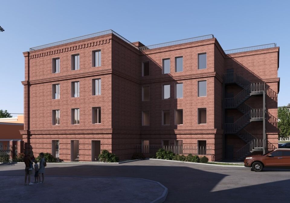    Проект гостиницы на ул. Никитина, 80. Источник: "Альфа-Проект"