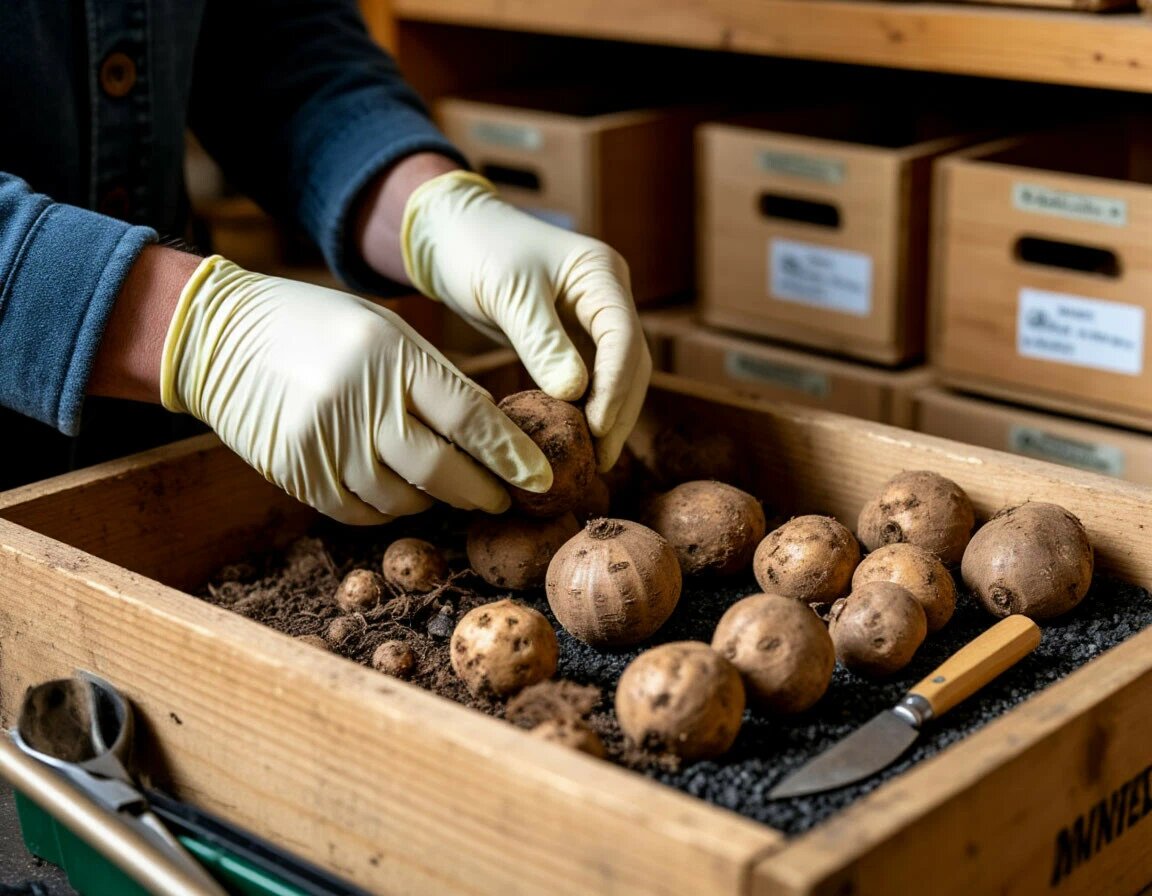  Хранение георгин зимой: как сохранить 100% клубней до весны