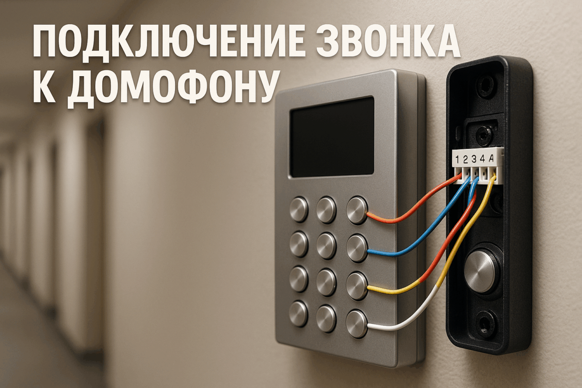    Как подключить звонок к домофону правильно Михаил Юрьевич