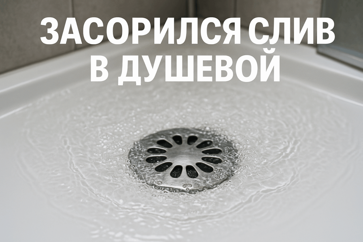    Засорился слив в душевой кабине — как прочистить Михаил Юрьевич