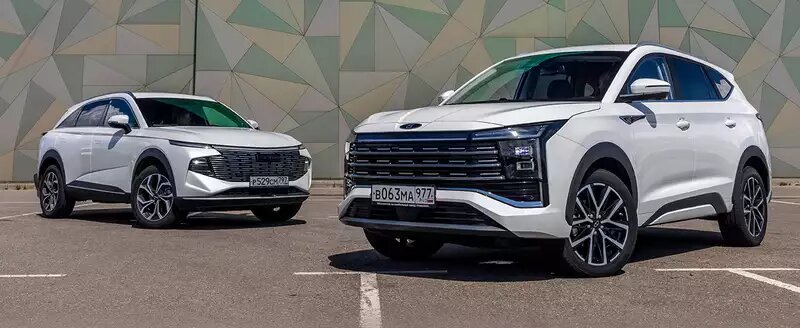    Haval F7 и Москвич 8