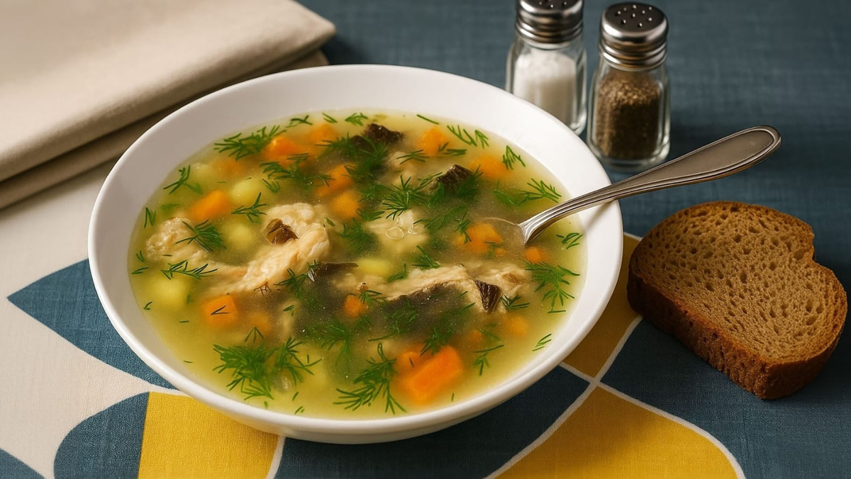 Уха из морской рыбы в моем исполнении.