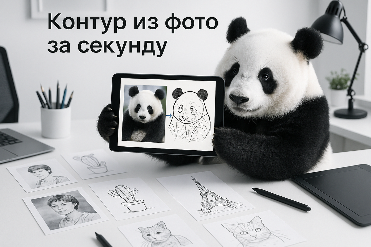    Контур из фото нейросетью: применение для дизайна admin
