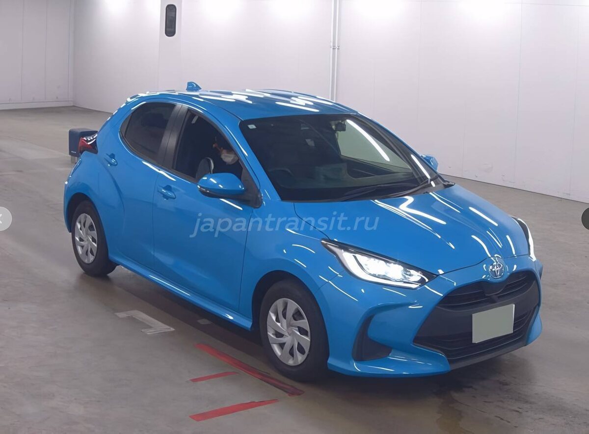 Toyota Yaris. Источник: скриншот из Телеграмм канала "Япония Транзит"