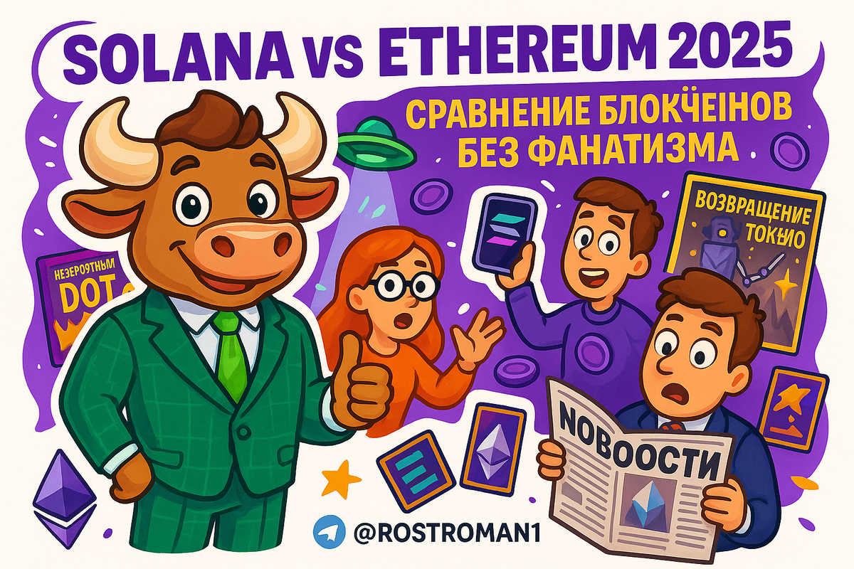    Solana vs Ethereum 2025: главная ловушка для инвесторов и почему скорость не решает РоСТ | Роман о Системном Трейдинге