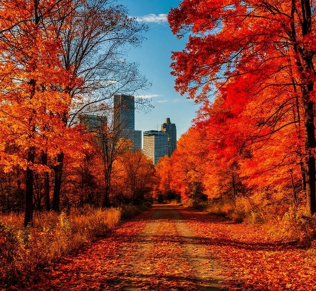 Осень в городе.