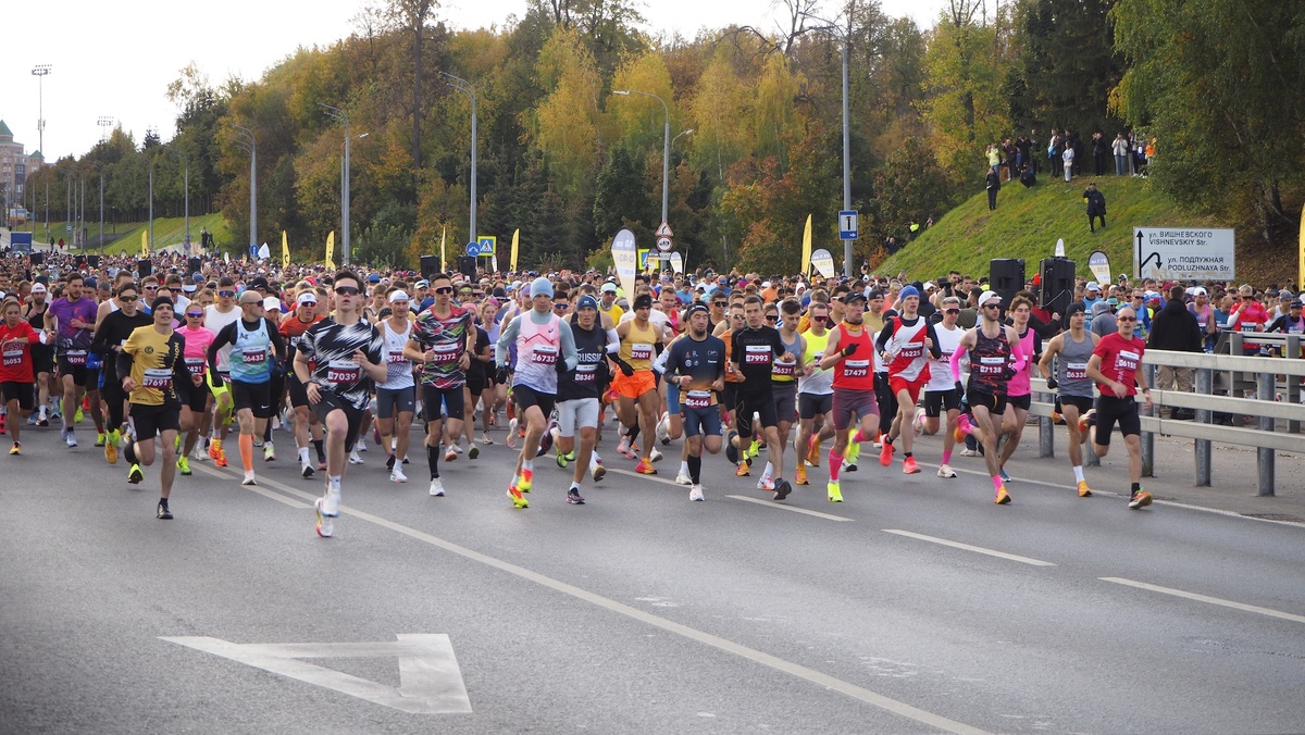 Старт забега на 10 километров