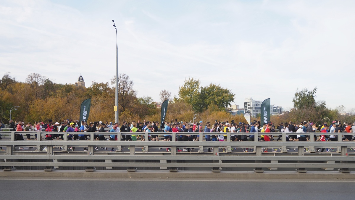 Старт забега на 21 километр