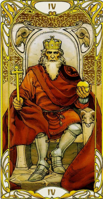 Какой импозантный Император на этой карте!