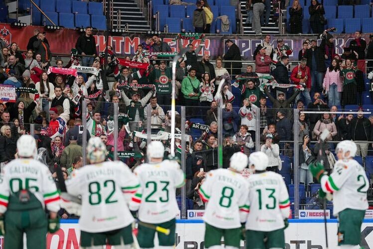    «Ак Барс» обыграл ЦСКА со счётом 3:2.   
Фото: ak-bars.ru