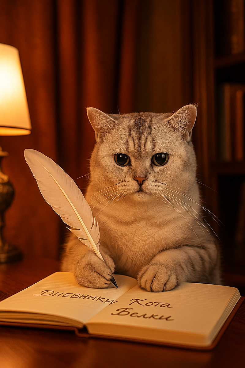 Британский кот Белка