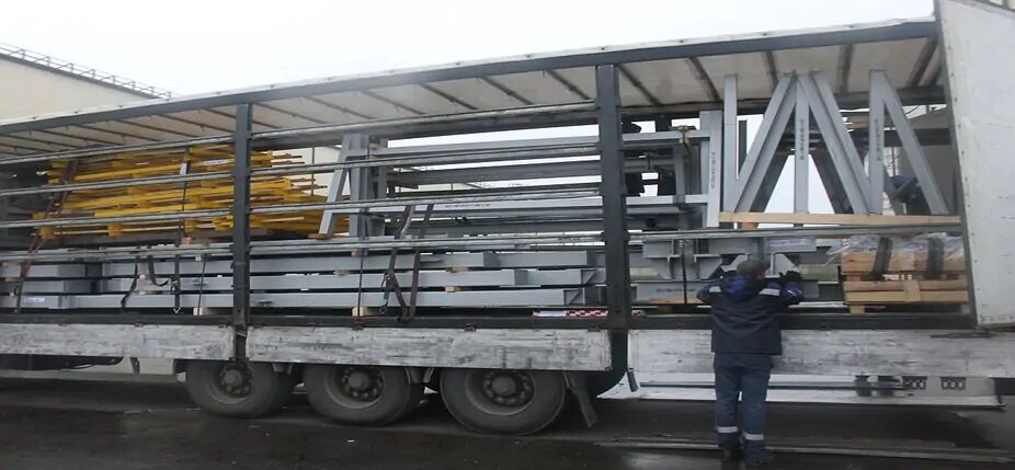 Отгрузка металлоконструкций с ЗМК "Андромета"