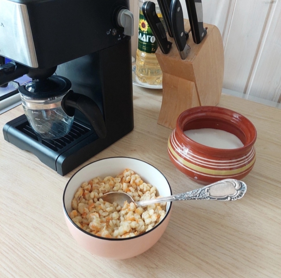 Вот такая получилась перловочка.