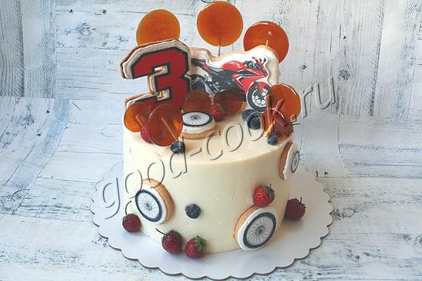 Торт "Груша-карамель"