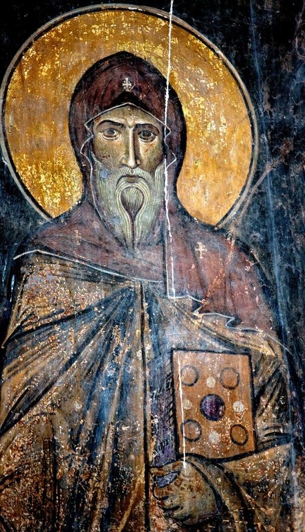 Преподобный Иоанн Зедазнийский. 13 в. Монастырь Ахтала.