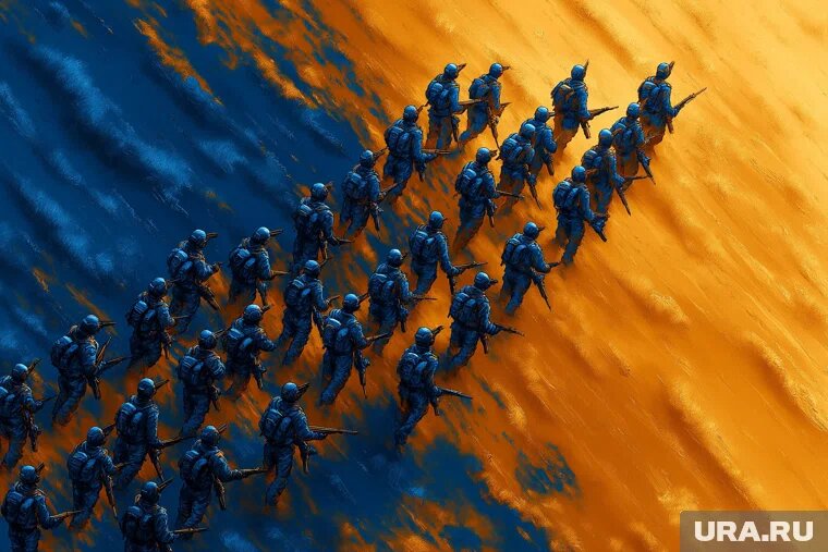 Российские военные нанесли поражение солдатам ВСУ у Волчанска. Фото: Создано в Midjourney © URA.RU