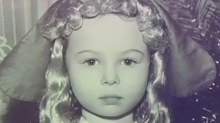 Ольга Погодина в детстве. / Фото: uznayvse.ru
