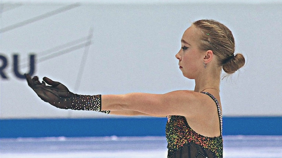 В короткой программе Алиса выступила просто великолепно