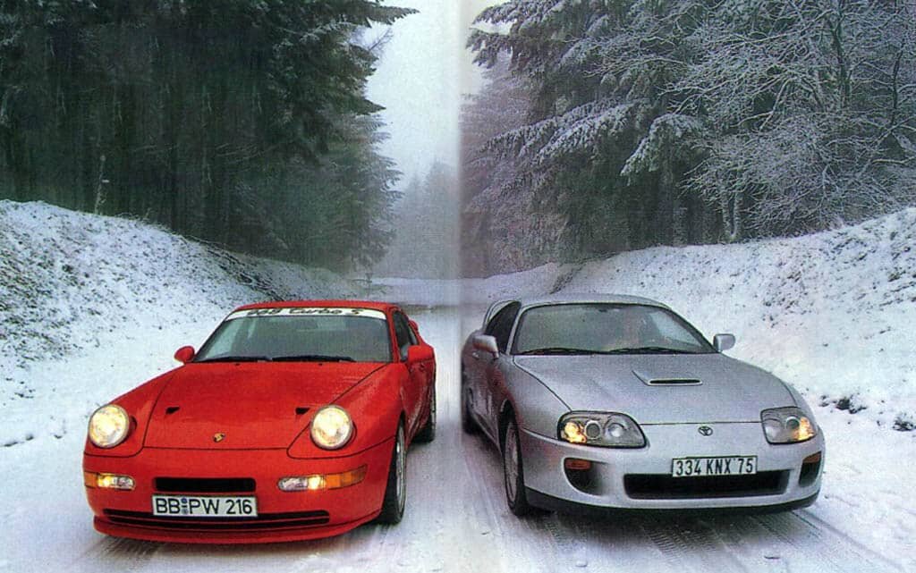 Porche 968 и Toyota Supra A80