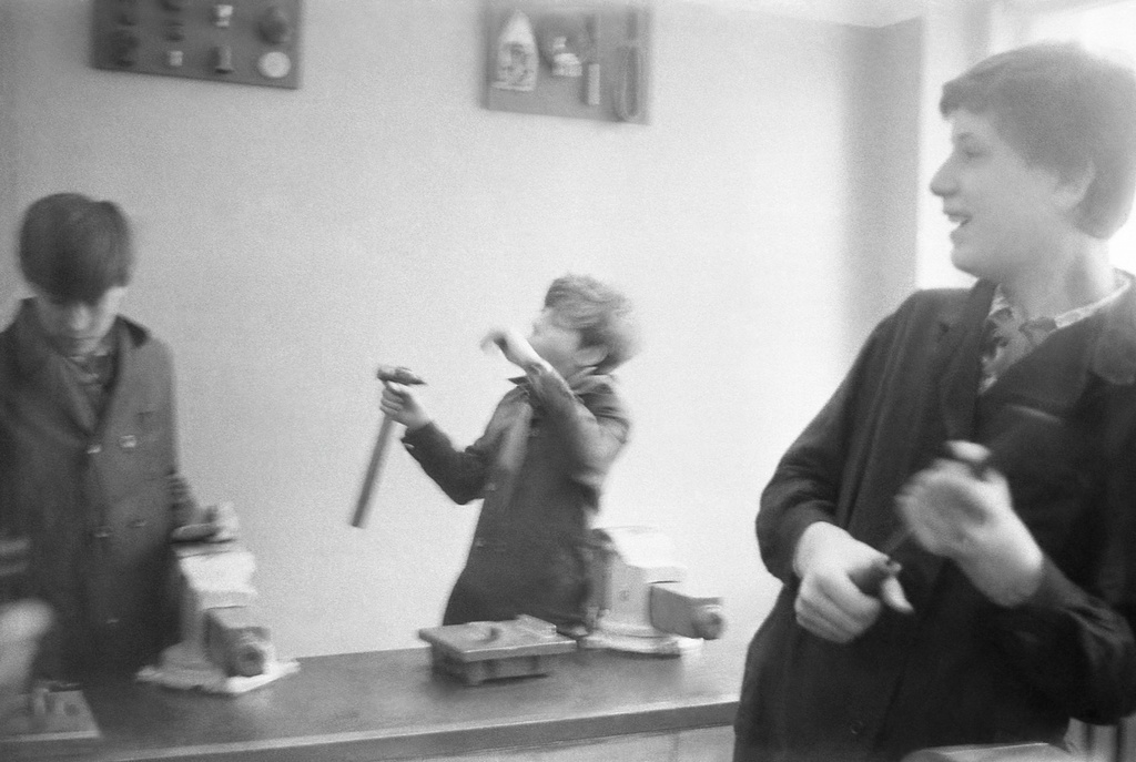 Школа № 301 в Свиблово. 7 класс «В». Вадим Баш, май 1976 года, г. Москва, ул. Седова, д. 12А, архив Вадима Олеговича Рогге.
