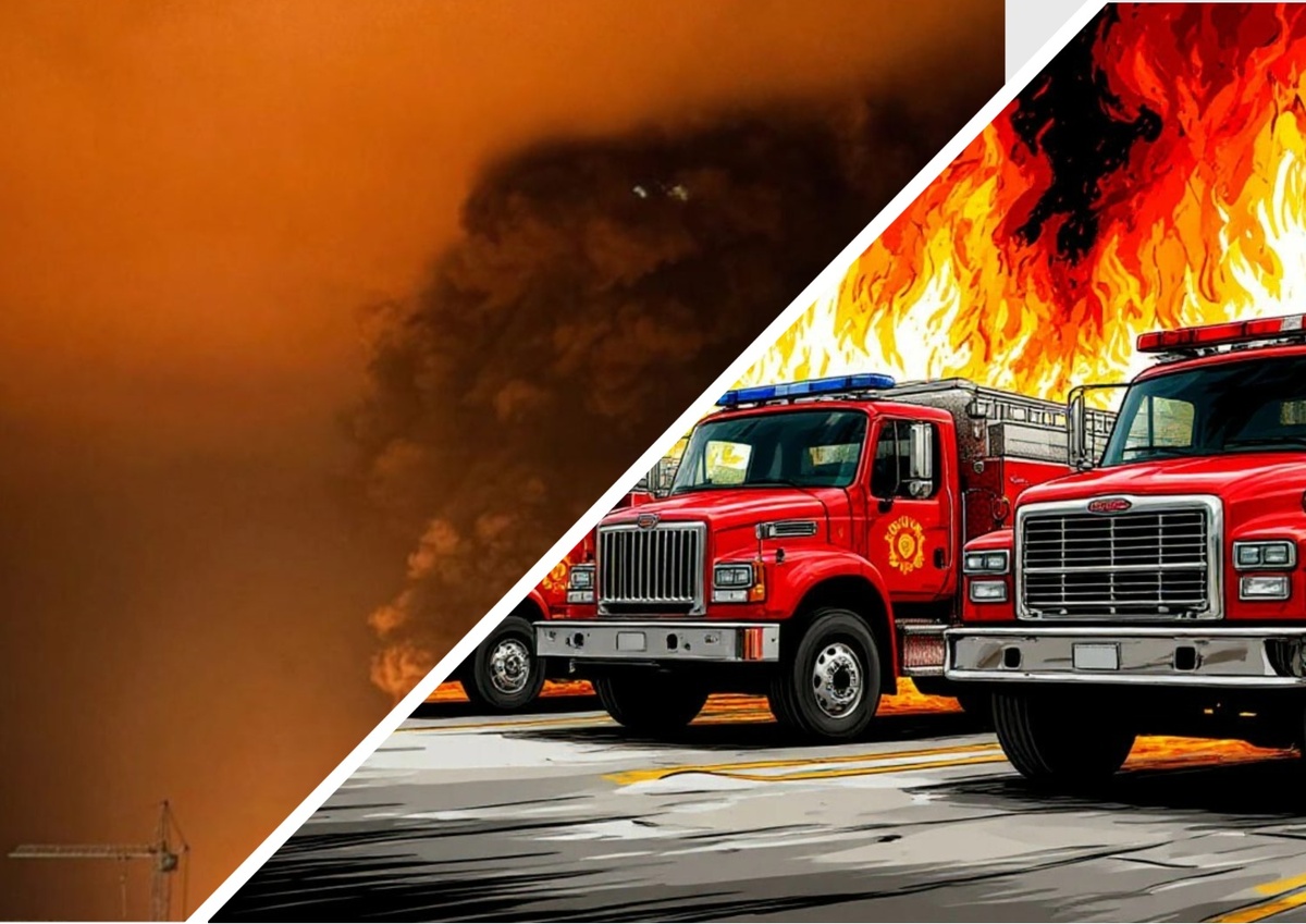 Стоп-кадр видео очевидца. Сгенерировано ИИ.