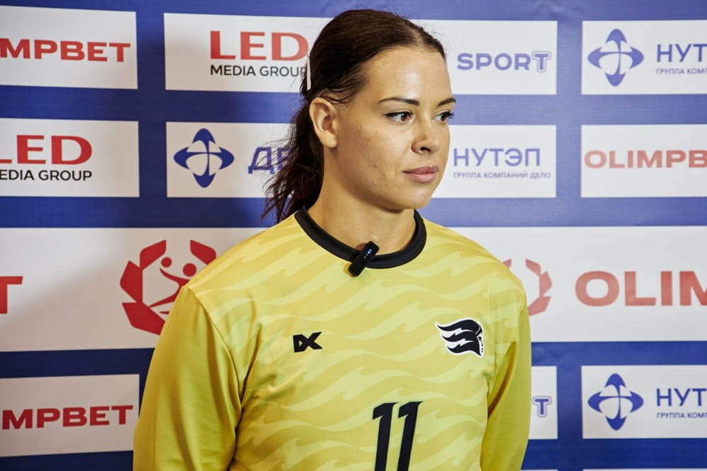    Вратарь "Черноморочки" Анастасия Лагина