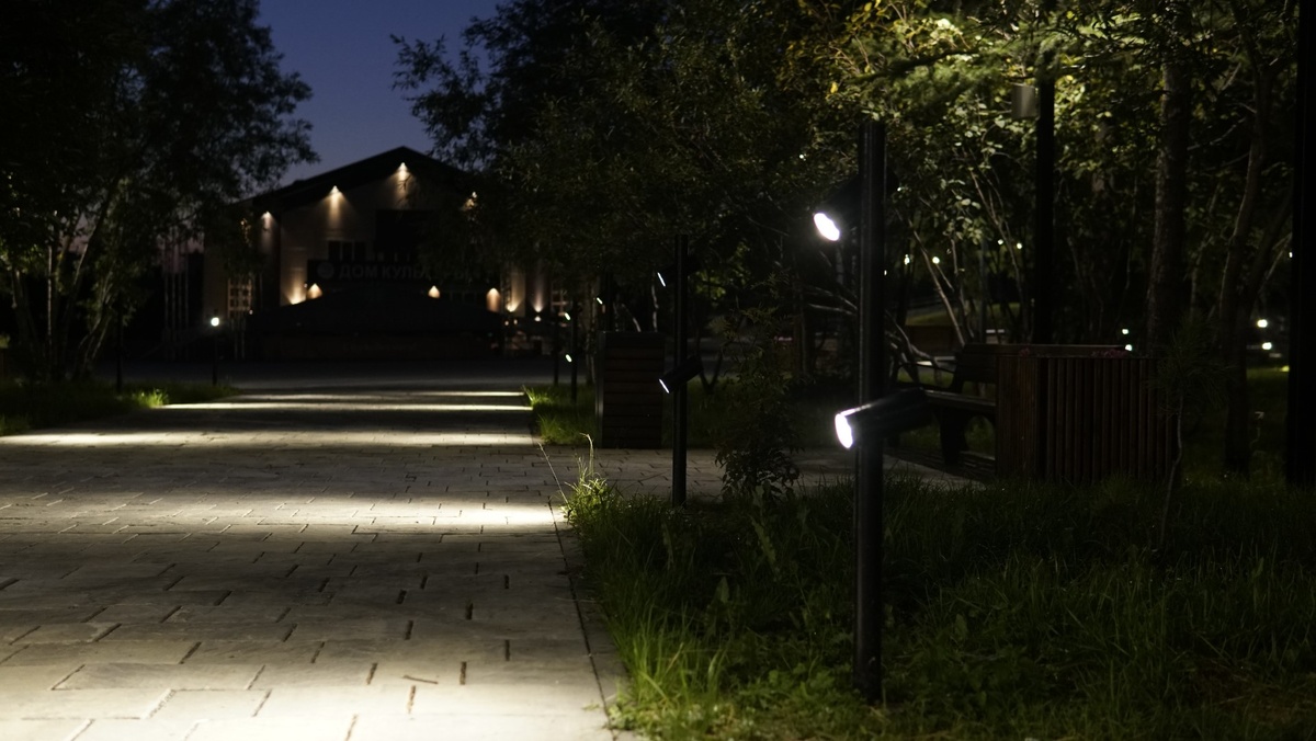 Реализованные проекты паркового освещения