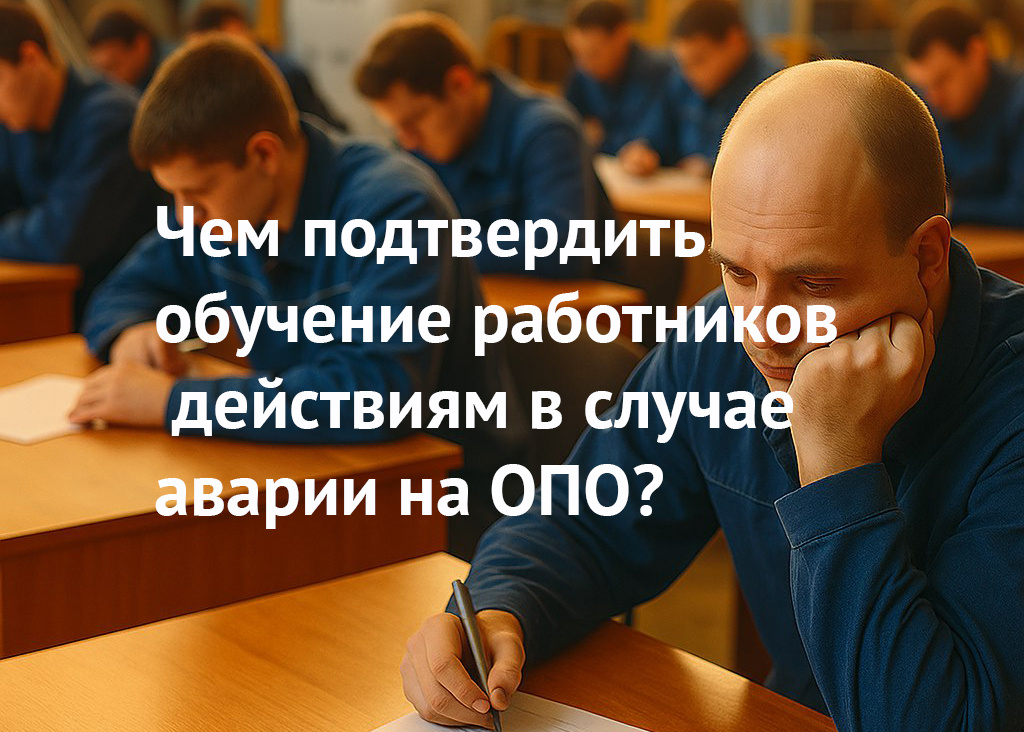 Обучение работников действиям в случае аварии на опо
