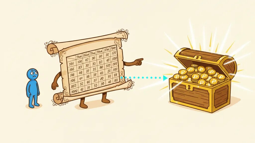 Эта таблица — ваша персональная карта. Она показывает самый короткий путь от вопроса "сколько?" к ответу в рублях.