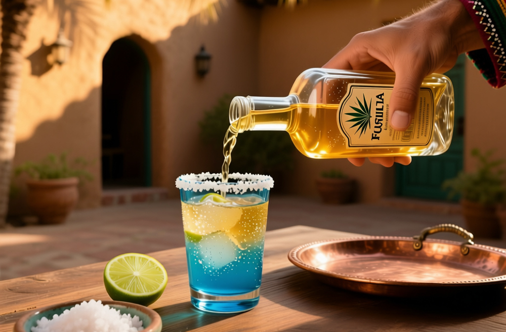 Текила в коктейле