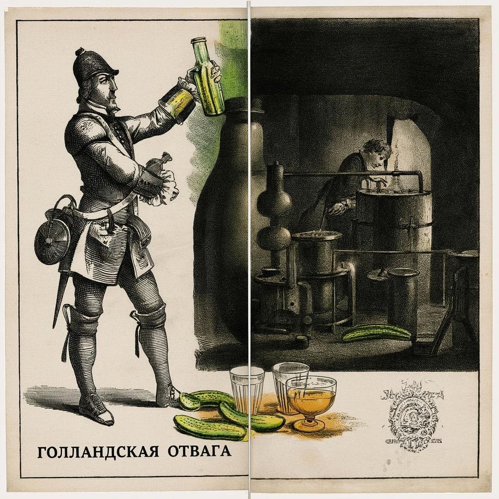 Его прадедушка — голландская геневра. А дальше, голубчик, начался настоящий карнавал. Лондон охватила «джиновая лихорадка».