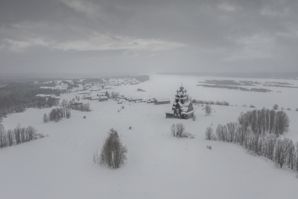 Церковь Владимирской иконы Божией Матери, между 1745 и 1757 г., Медведевская (Жеребцова Гора)