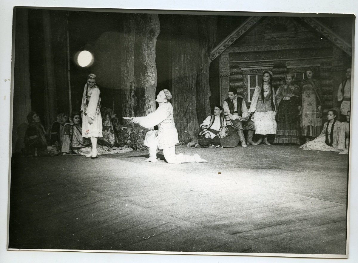 "Шурале" Ф. Яруллина. Постановщики Г. Тагиров, Л. Жуков. 1945 г. Из фонда письменного наследия Мирасханэ ИЯЛИ им. Г. Ибрагимова