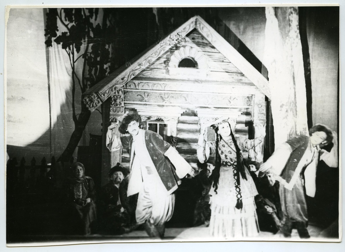 "Шурале" Ф. Яруллина. Постановщики Г. Тагиров, Л. Жуков. 1945 г. Из фонда письменного наследия Мирасханэ ИЯЛИ им. Г. Ибрагимова