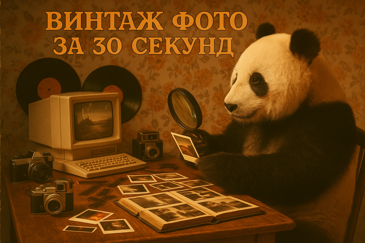    Винтаж фото онлайн с нейросетью: ретро 70-80-х годов admin