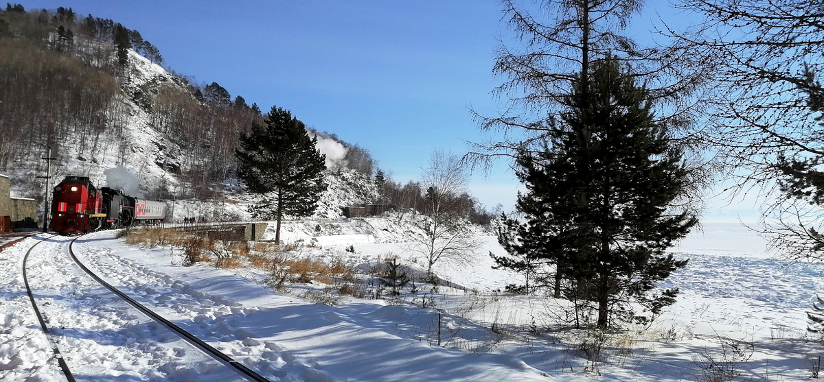 Наш поезд удалось снять со стороны (Фото: Nixe (Bearna Team))