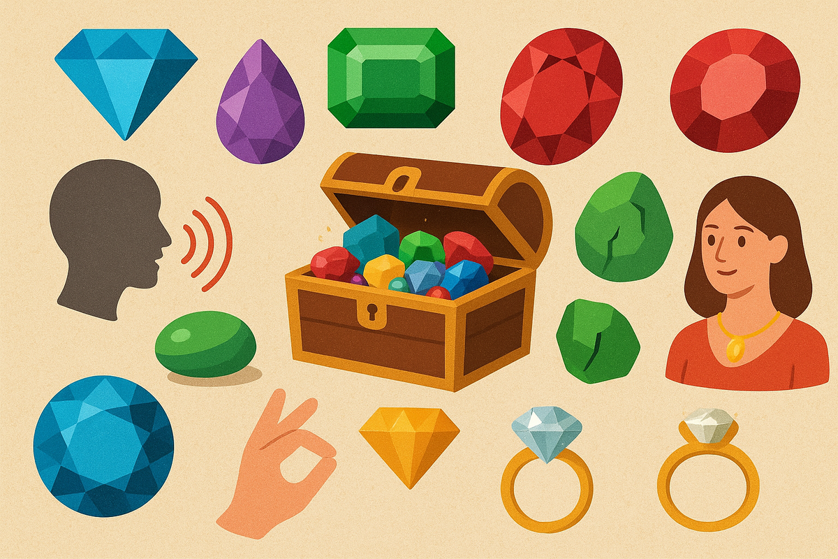 Английские идиомы с драгоценными камнями