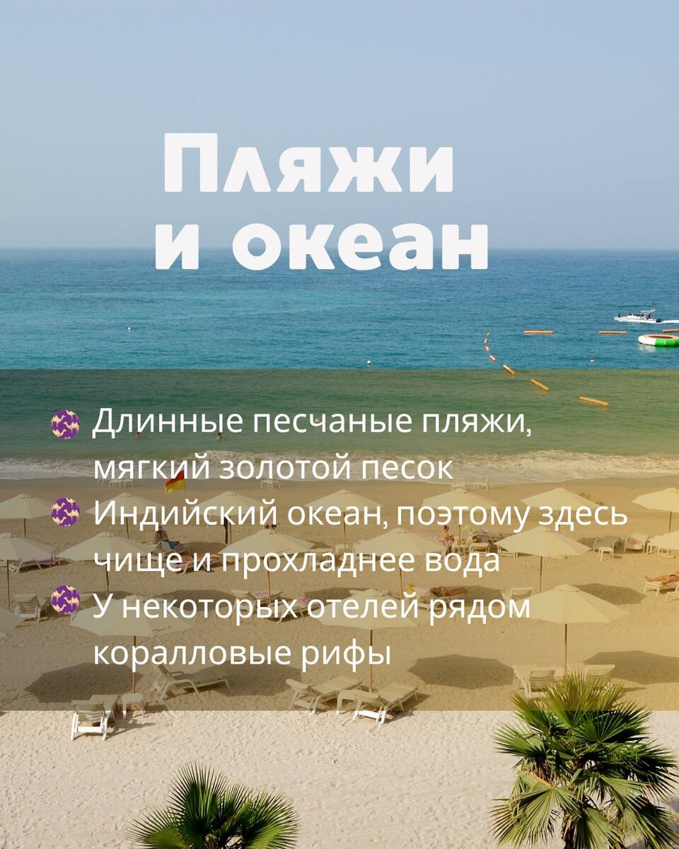 Пляжи и океан