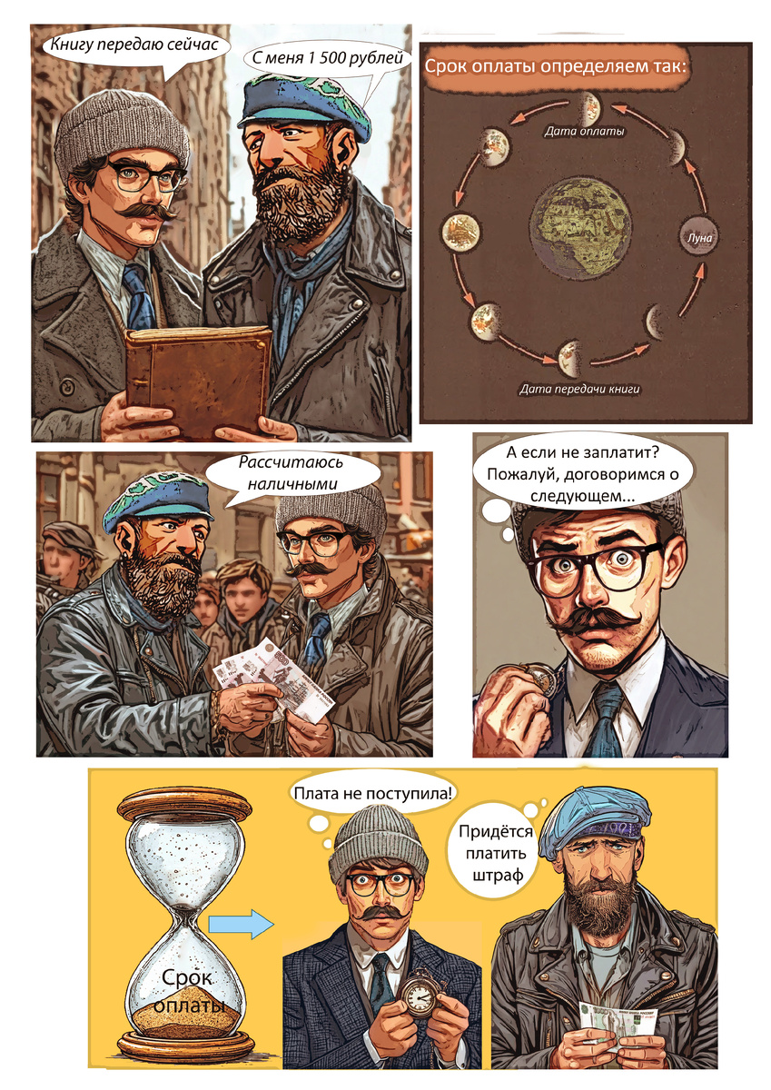 Фото комиксов, предоставленные ГАРАНТ.РУ истцом по описанному делу. 